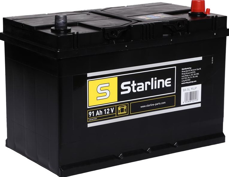 AKUMULATOR  91AH/740A     +P  12V    306X175X225 SZT STARLINE, BA SL 95JP, STARLINE w ofercie sklepu e-autoparts.pl 